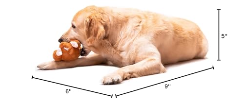 Midlee Turkey Plush Toy large size ideal for playful tug and fetch.