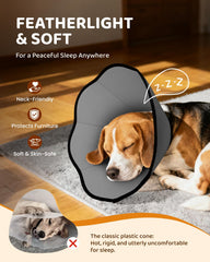 MIDOG adjustable recovery cone strap highlights customizable fit for different sizes