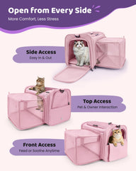 MIDOG Escape-Proof Zippers Coral ensure secure containment during busy airports and rides.