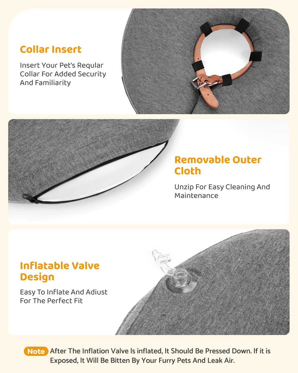 MIDOG removable machine-washable cover for easy cleaning