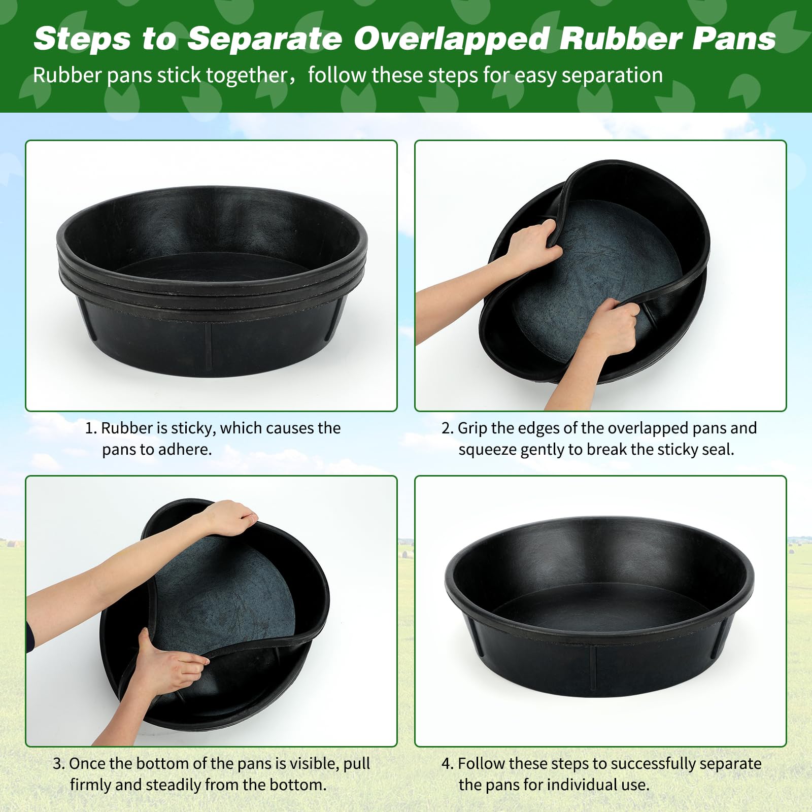 Midollarle chicken dust bath tub demonstrates poultry-friendly use