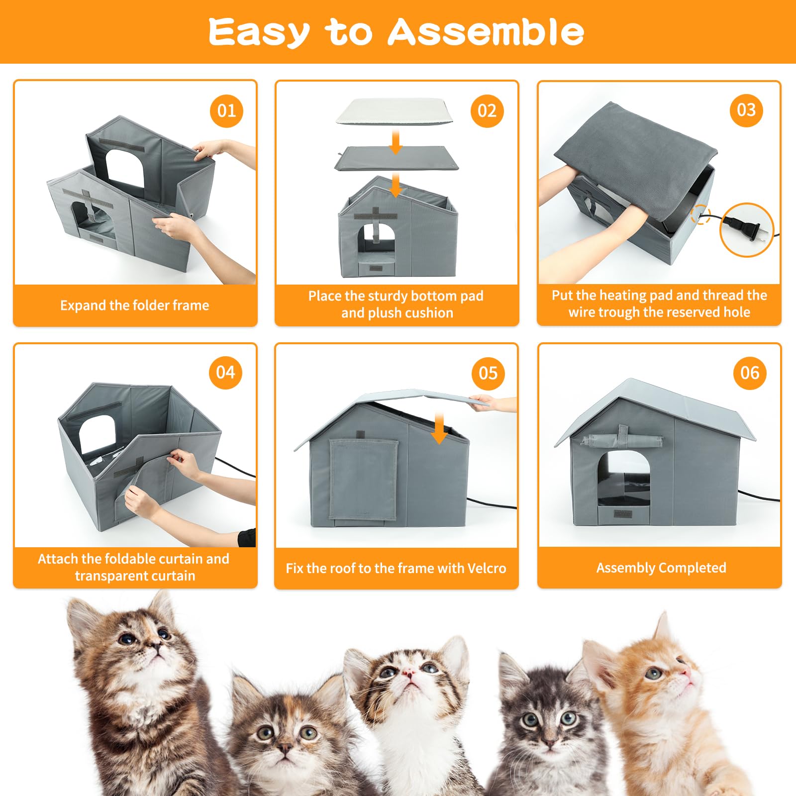 Midollarle dual-exit design keeps cats calm with easy predator-free egress