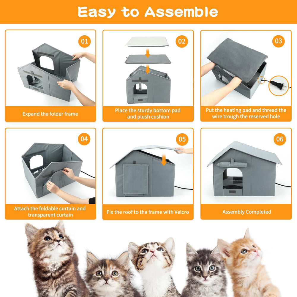 Midollarle dual-exit design keeps cats calm with easy predator-free egress