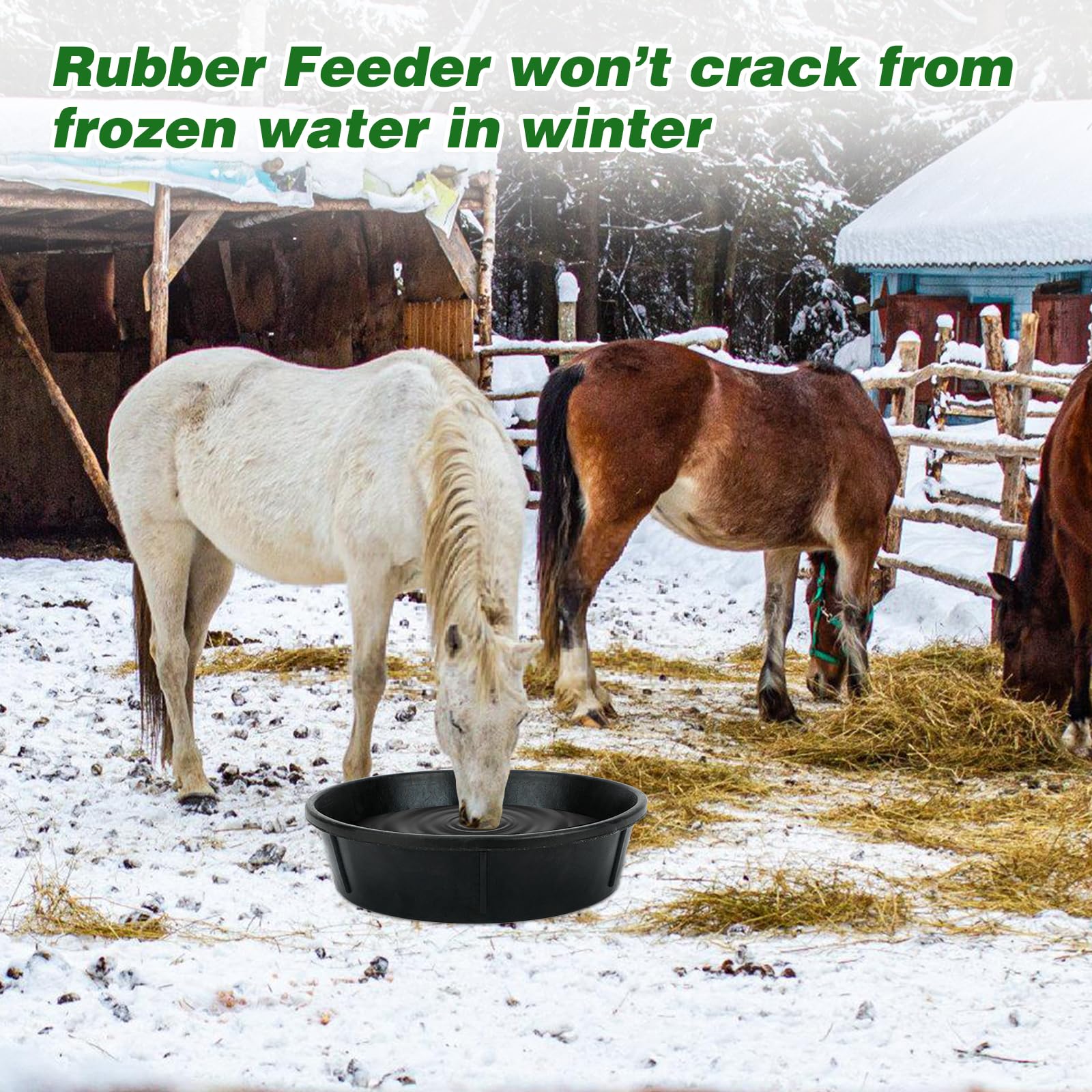 Midollarle horse-pig-dog multi-use feeder showing versatile farm utility