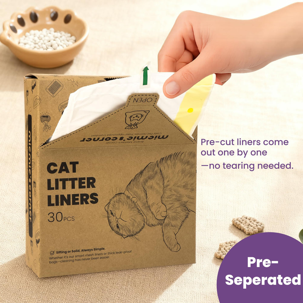 Miemie's Corner jumbo size 37x18 liners fit large litter boxes.