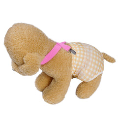 Mifengda rose-red dog suspenders provide snug diaper support for small dogs