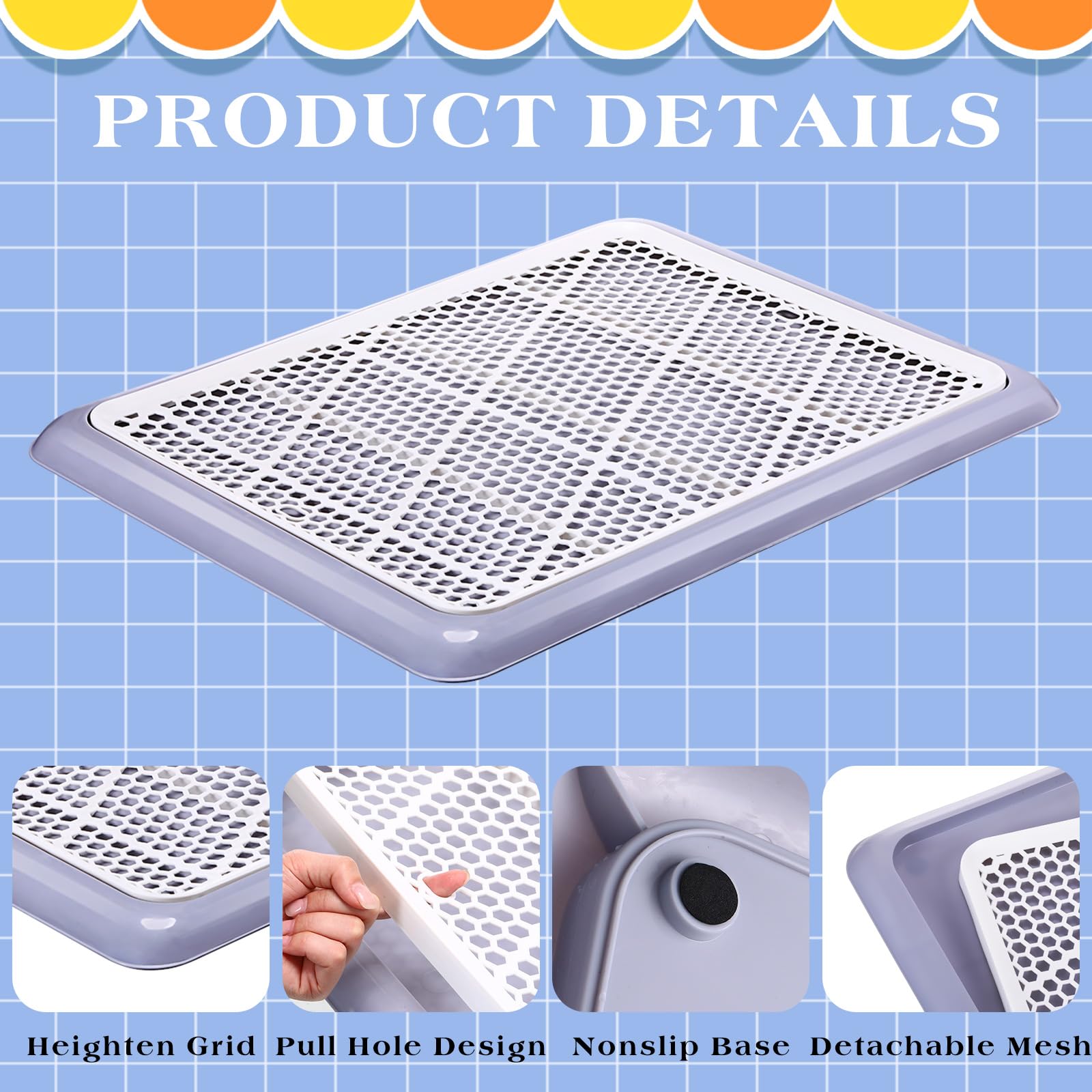 Mifoci detachable top panel enables quick cleaning after potty use.