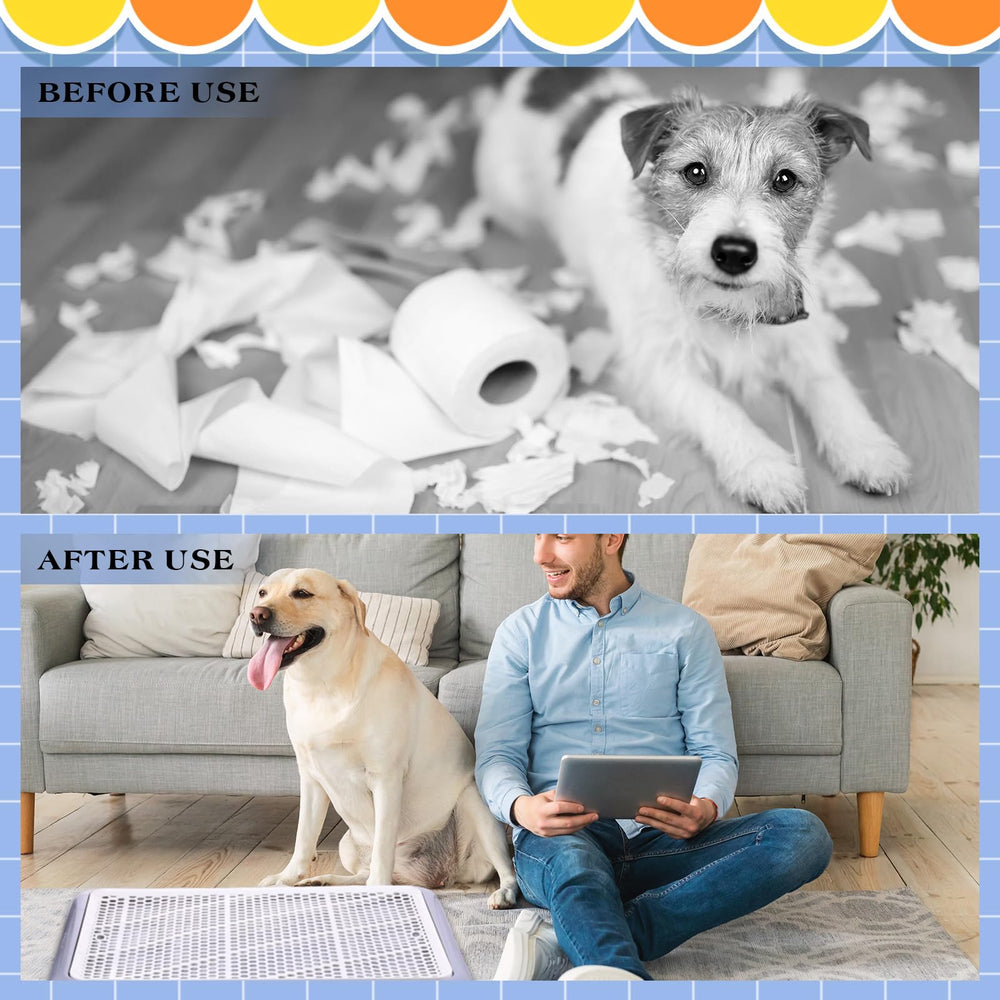 Mifoci large 25.59 by 18.90 inch tray provides roomy space for dogs.