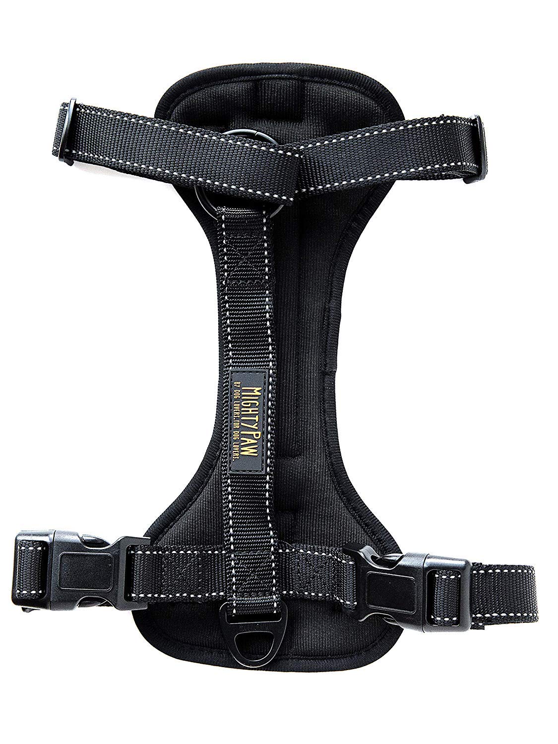 Mighty Paw Dog Car Harness metal hardware durability for long-lasting safety gear.