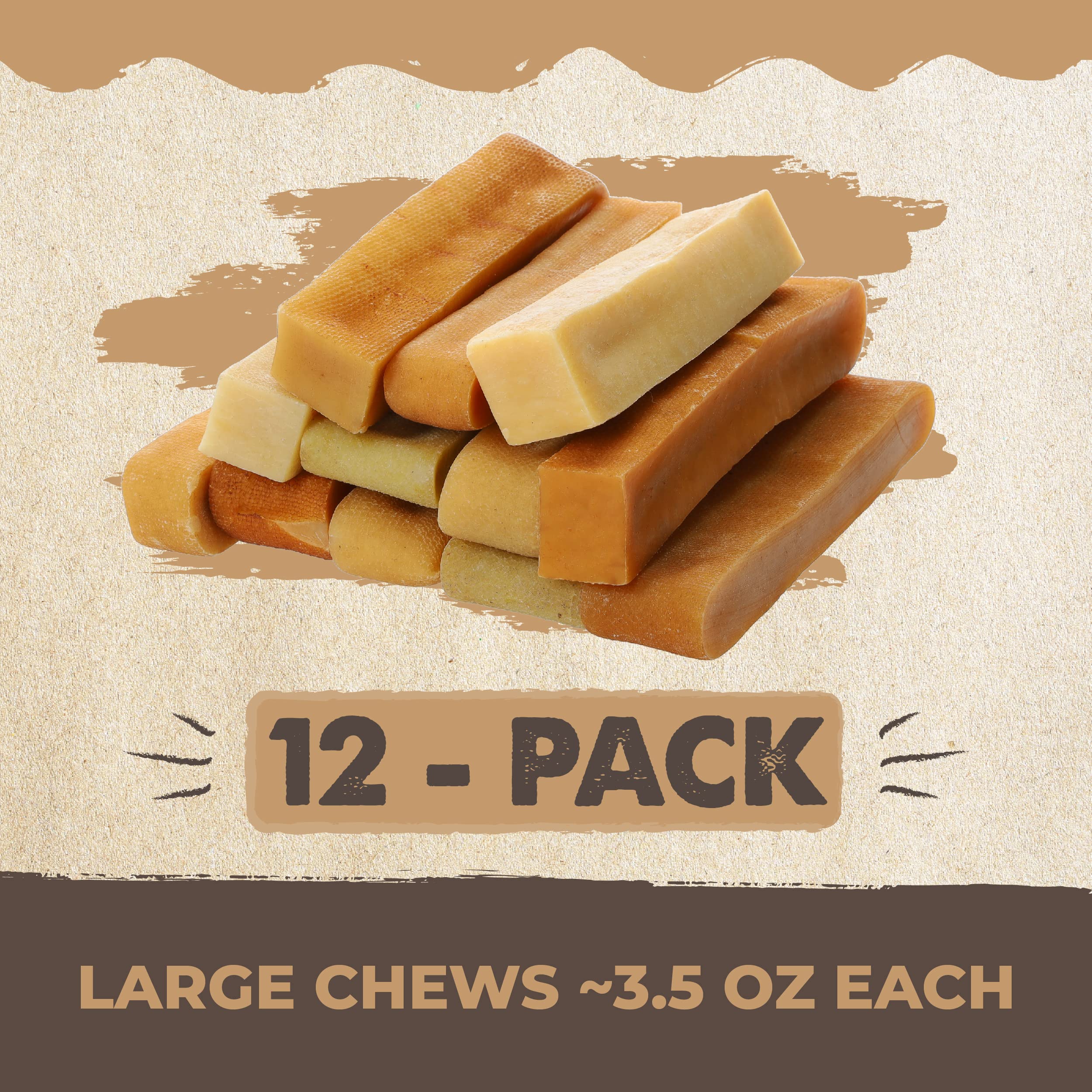 Mighty Paw Yak Cheese Chews in use during playtime promote mental engagement.