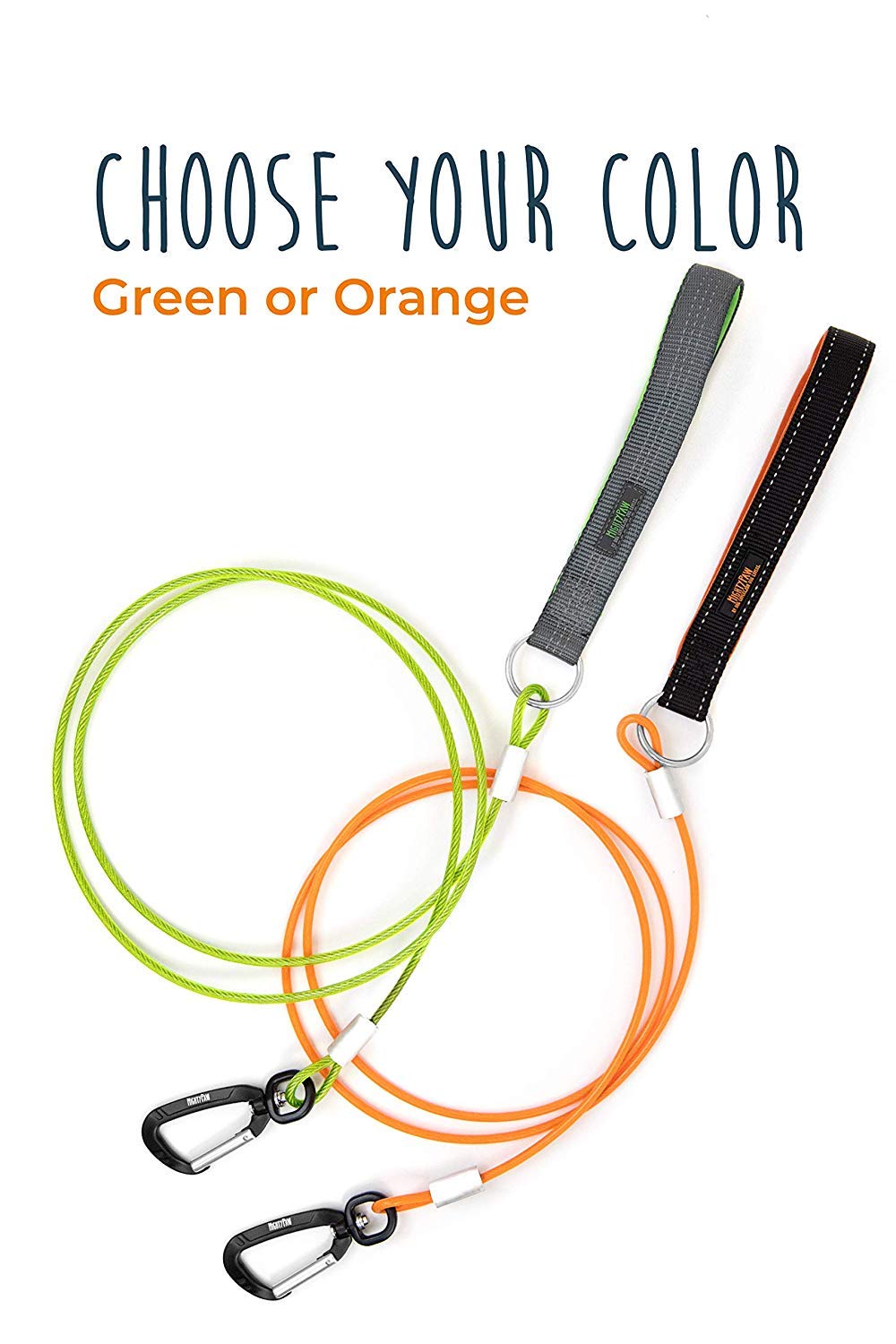 Mighty Paw dog leash chew-proof cable—tie-out ready for on-the-go pauses and secure outdoor spots.