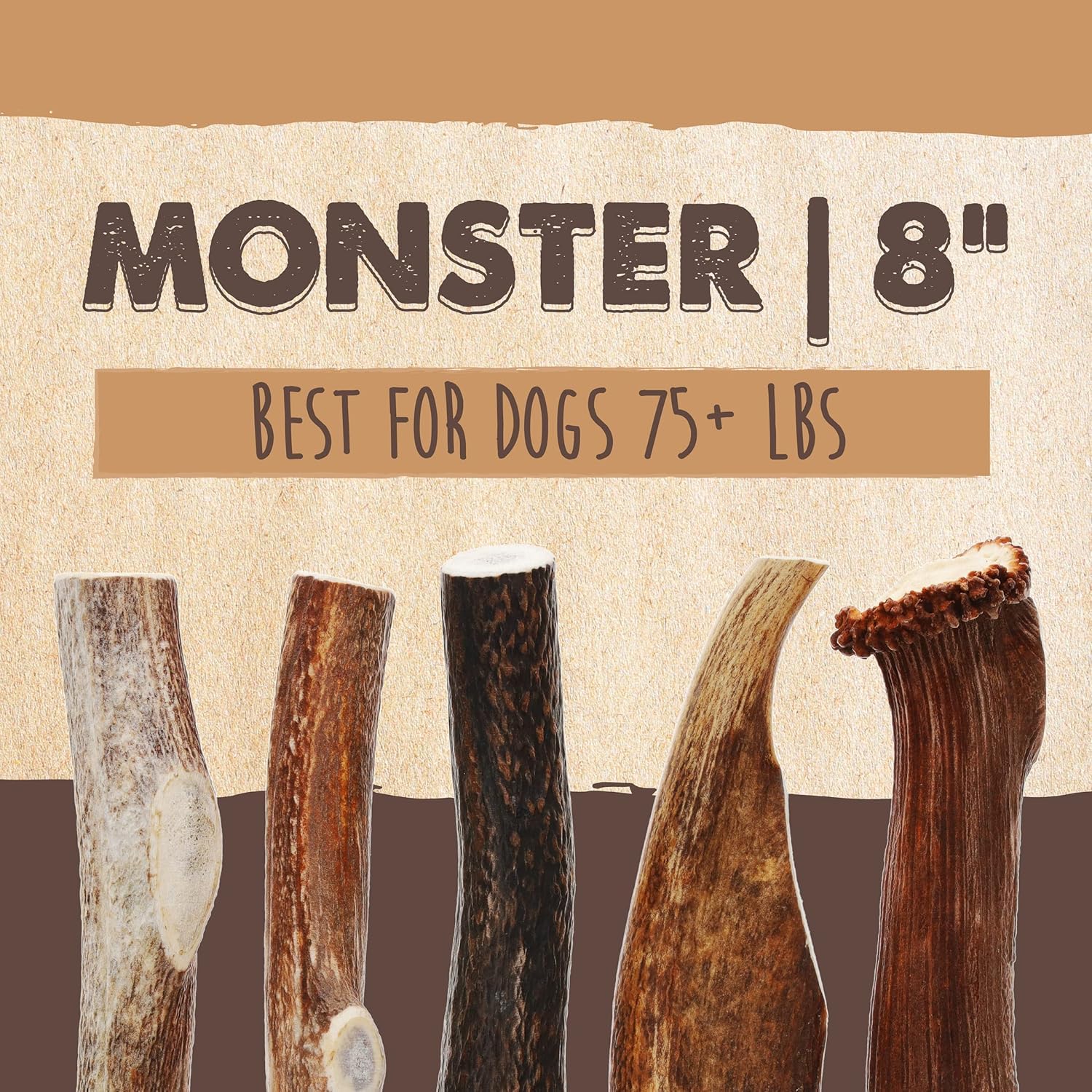Mighty Paw elk-antlers american-sourced – long-lasting chew supports focused playtime and boredom relief.