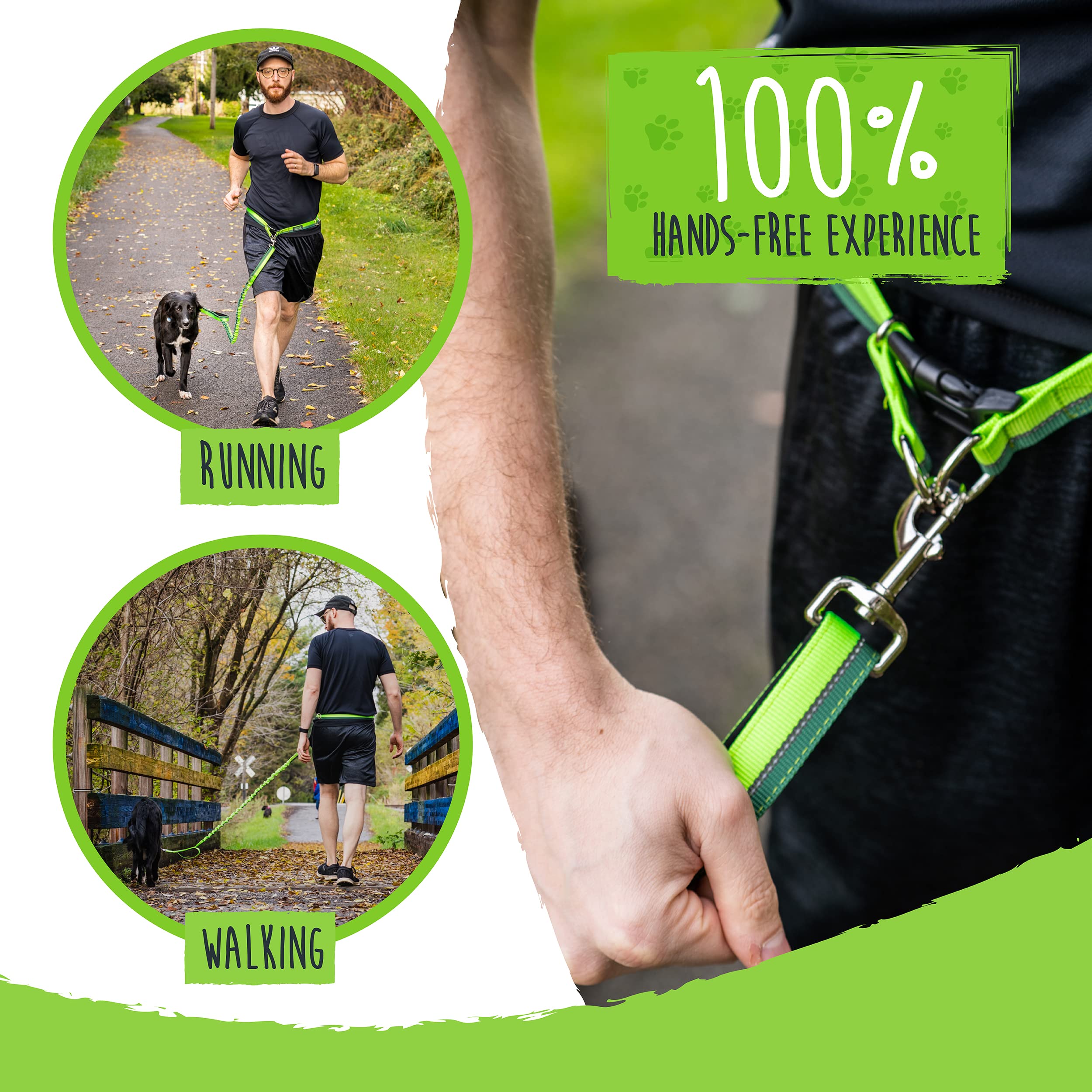 Mighty Paw Hands Free Dog Leash USA-based family-owned branding appeals to trust and quality