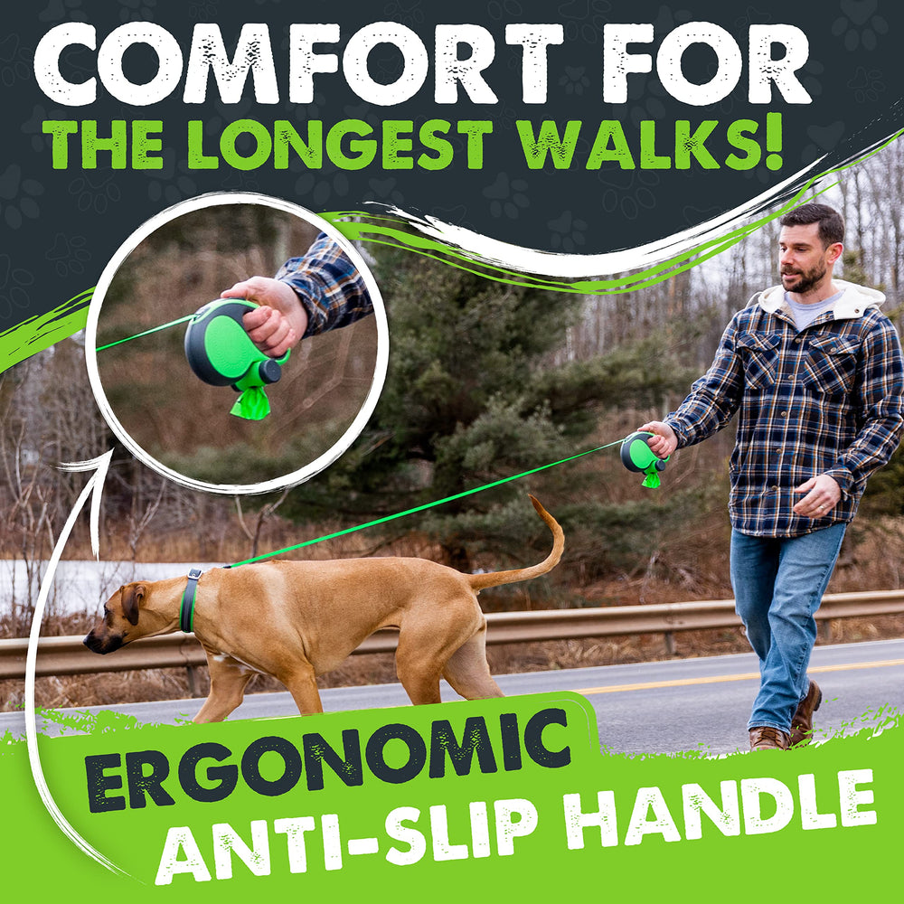 Mighty Paw leash adaptable for small to large dogs.
