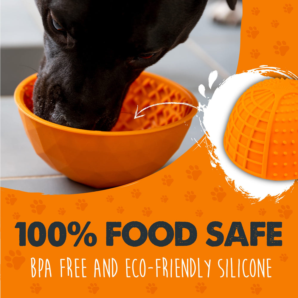 Mighty Paw lick-mat is BPA-free for safe licking experiences.