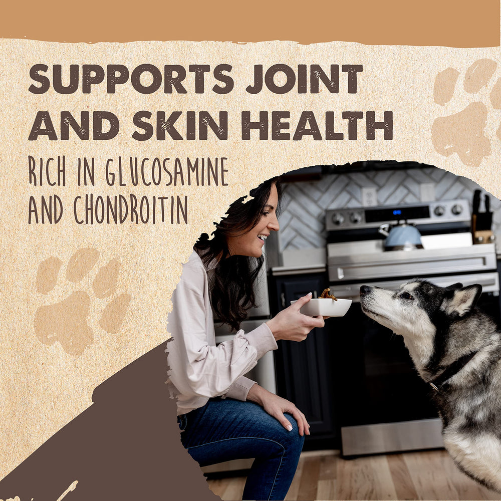 Mighty Paw Naturals chicken feet protein rich snack image suitable for active dogs
