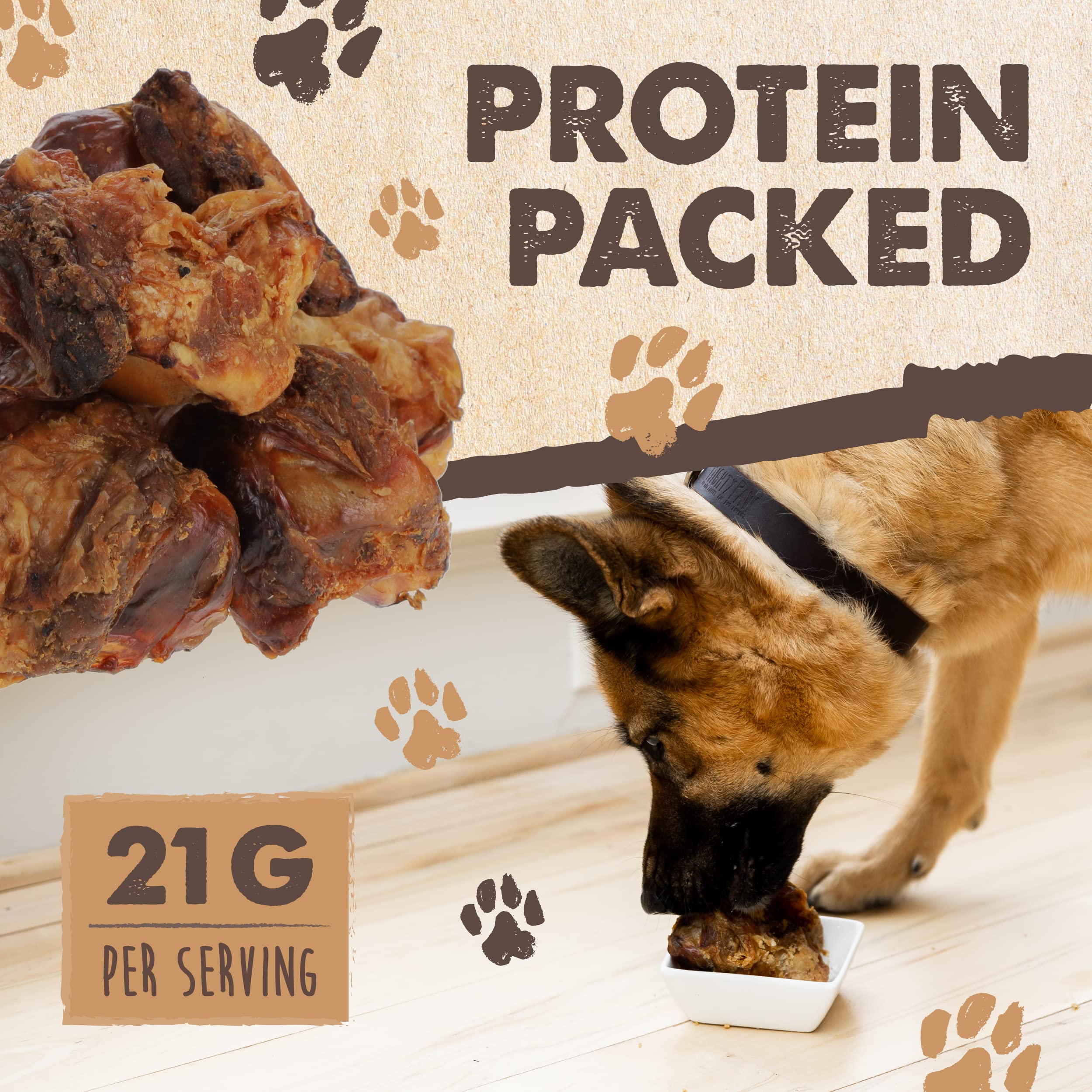 Mighty Paw Naturals chew time highlights how it keeps dogs busy
