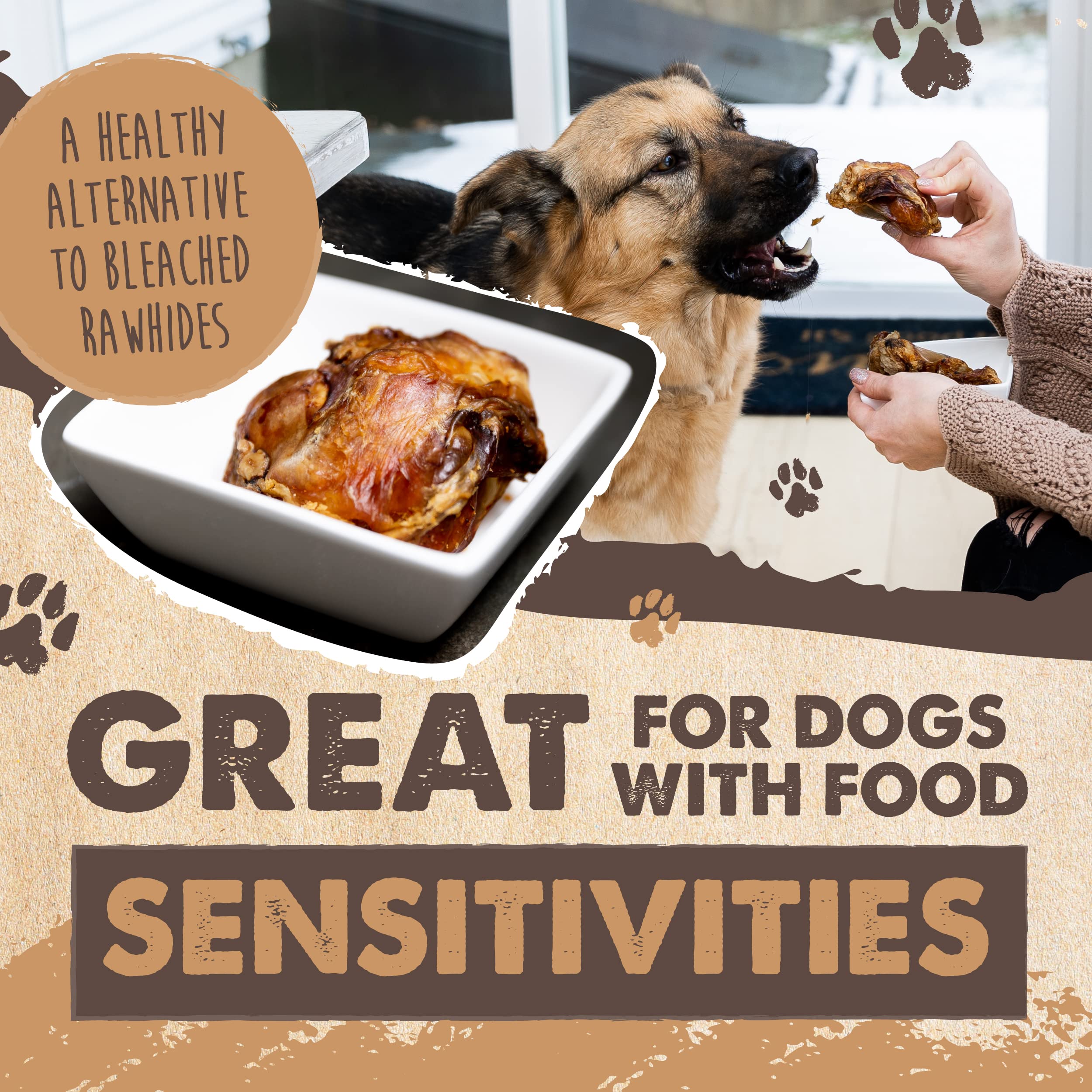 Mighty Paw Naturals grass-fed cattle origin highlights natural ingredients