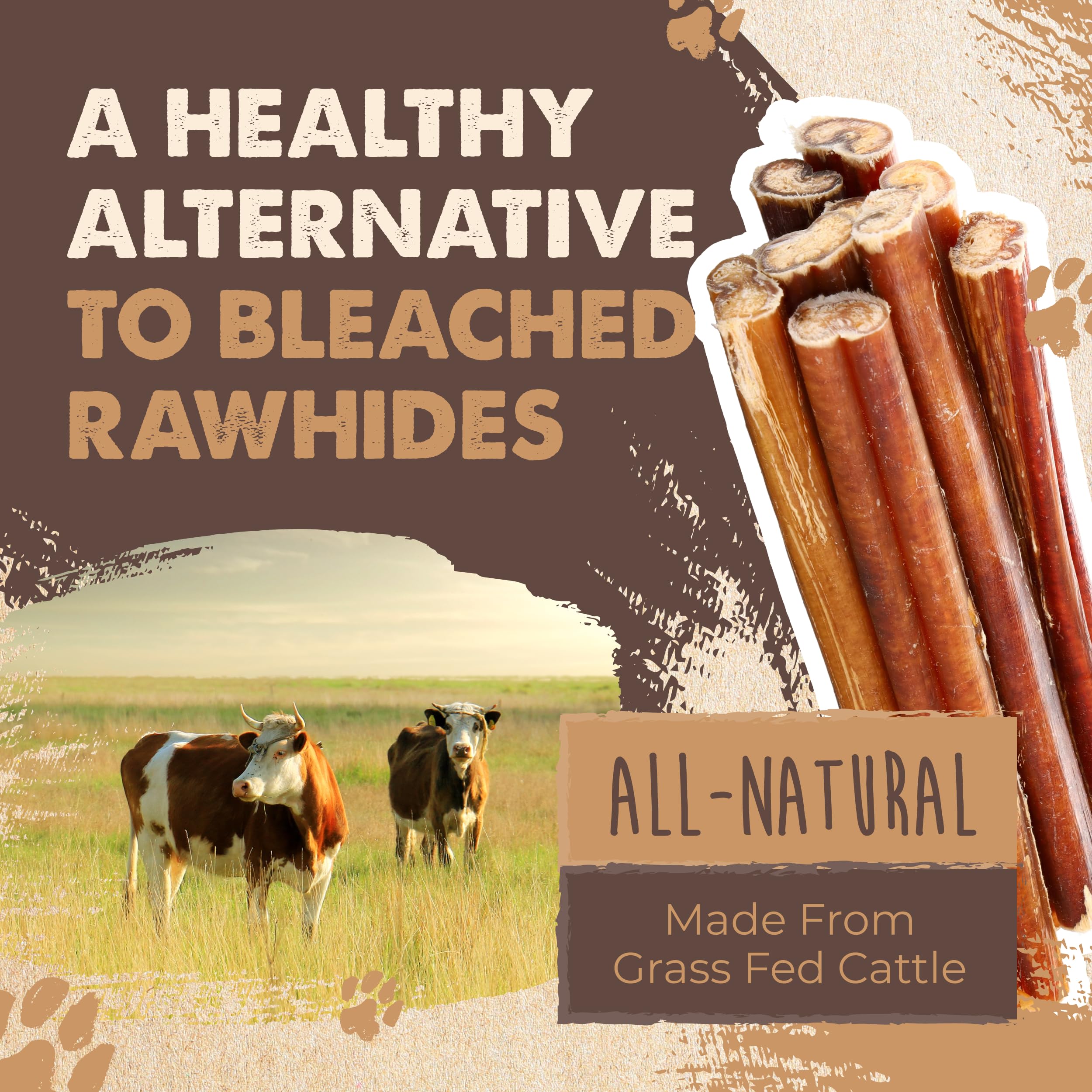 Mighty Paw Naturals large-dog 6-inch stick for aggressive chewers