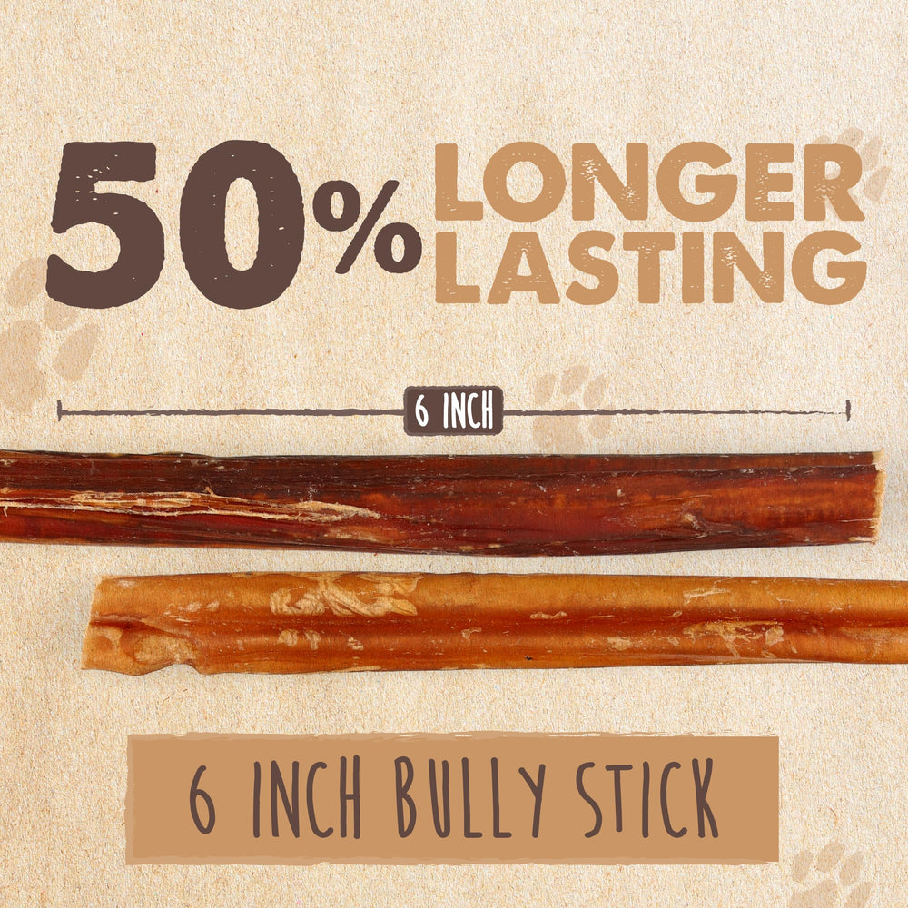 Mighty Paw Naturals lower-odor option bully sticks for cleaner home use