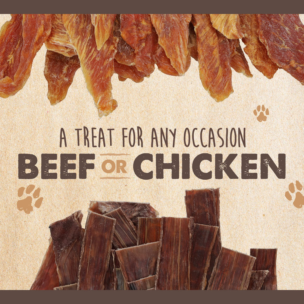 Mighty Paw Naturals natural dog treat 14oz for long-lasting chew sessions.