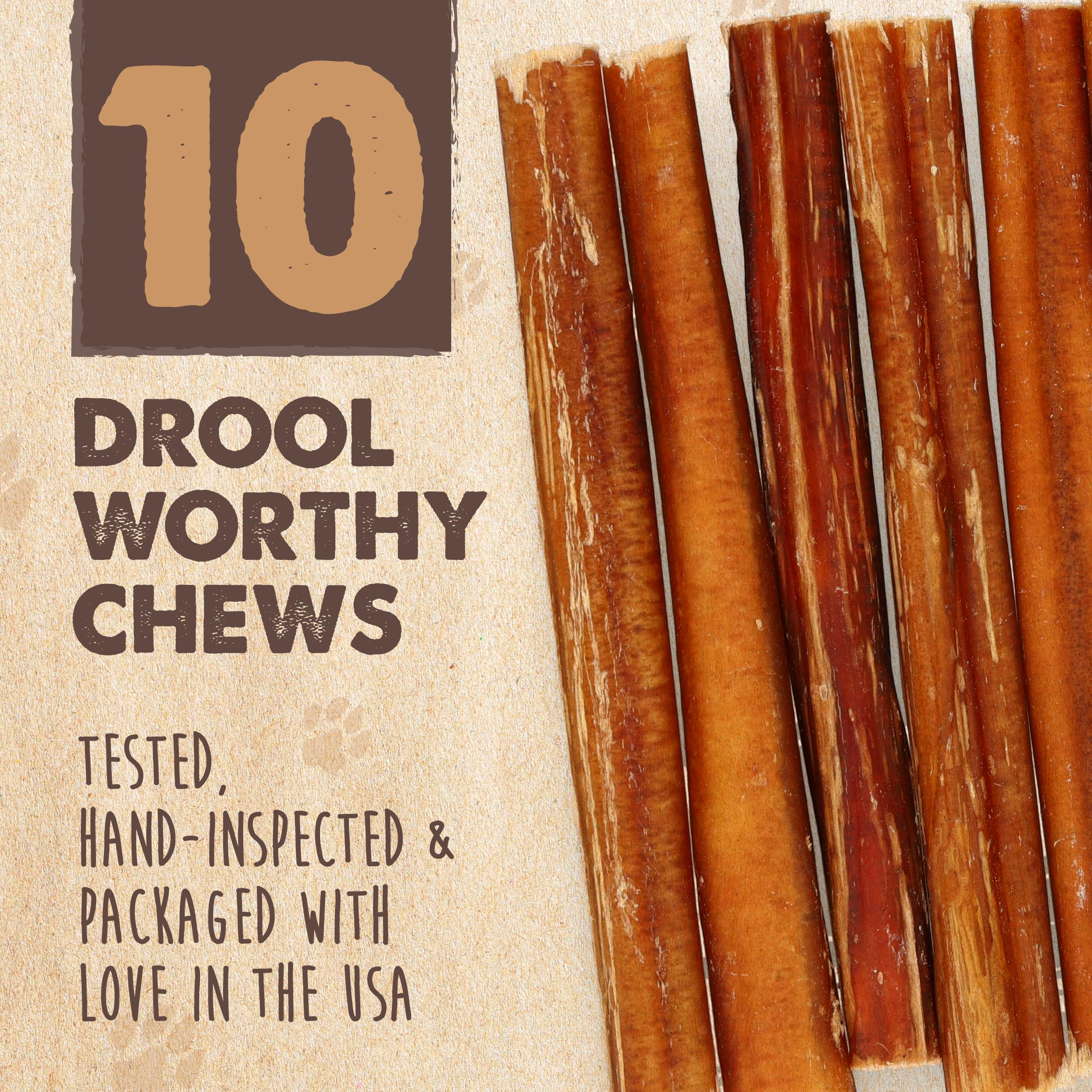 Mighty Paw Naturals USA-packaged bully sticks crafted with care