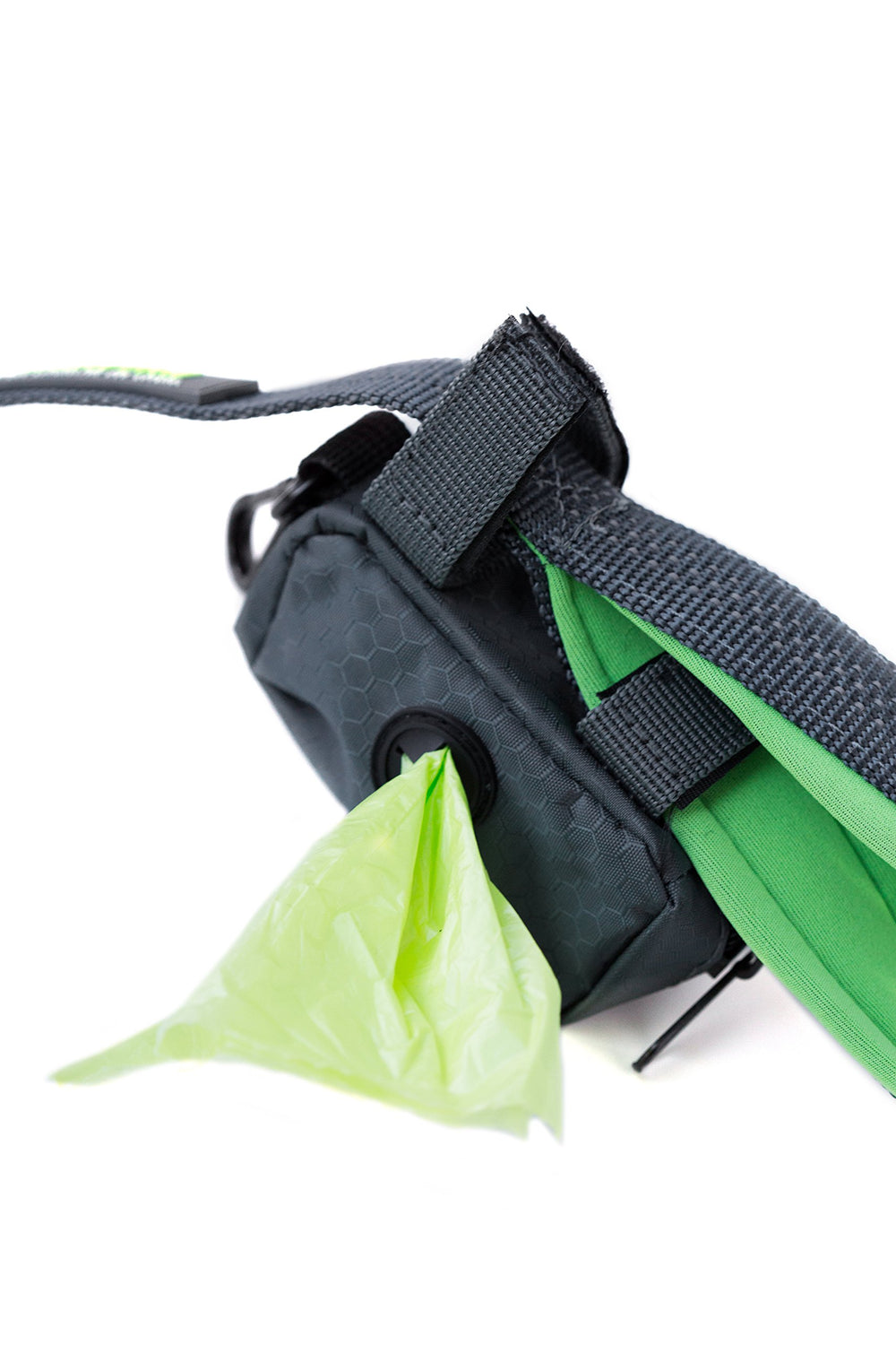 Mighty Paw Poop Bag Holder durable material stands up to daily use.