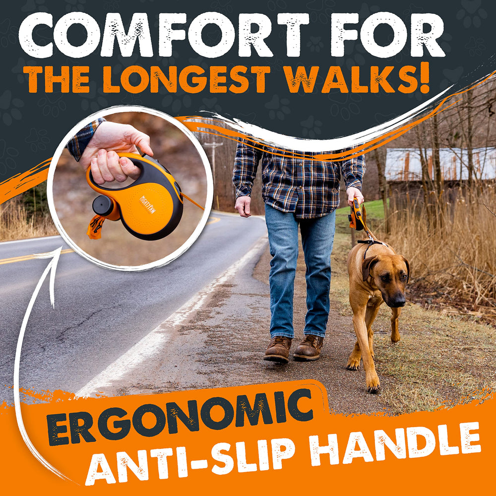 Mighty Paw leash ideal for small dogs with gentle control.