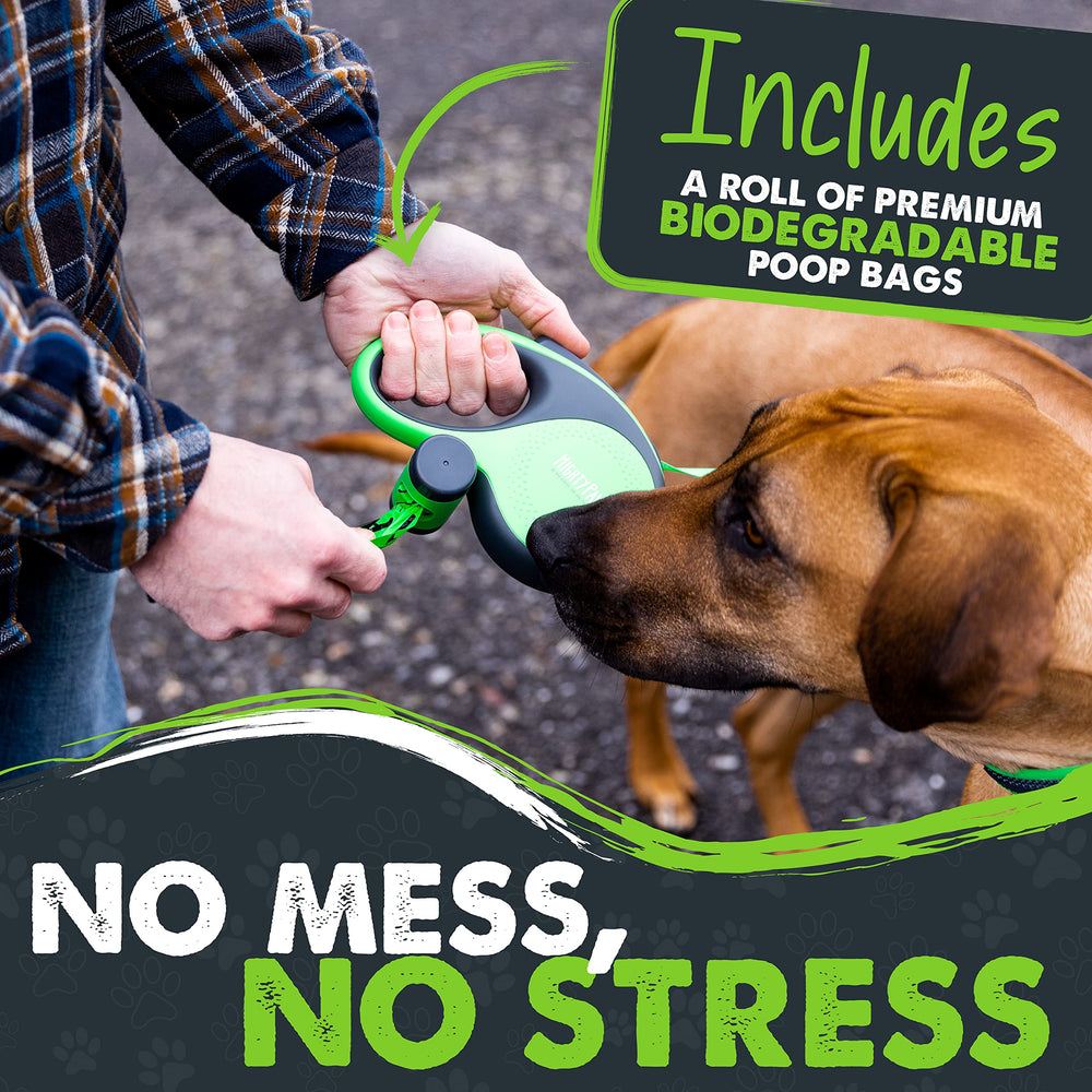 Mighty Paw stainless steel coil prevents jams during pulls.