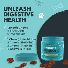 Bacon-flavor chew near a dog's mouth demonstrates palatability and mealtime ease.