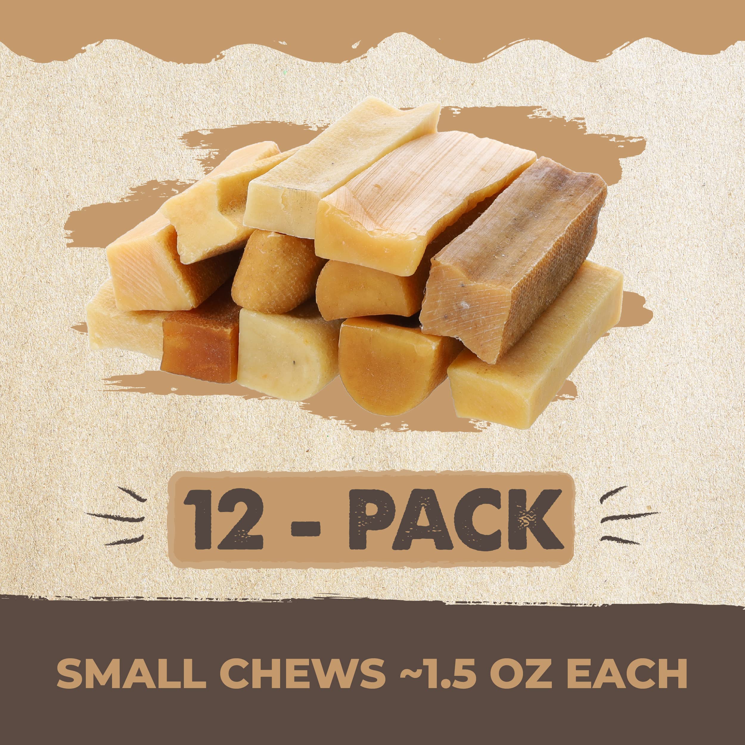 Mighty Paw Yak Cheese Chews supports oral health through chewing