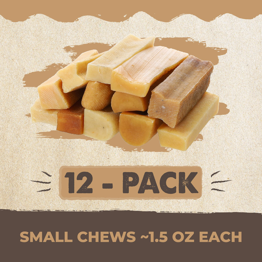 Mighty Paw Yak Cheese Chews supports oral health through chewing