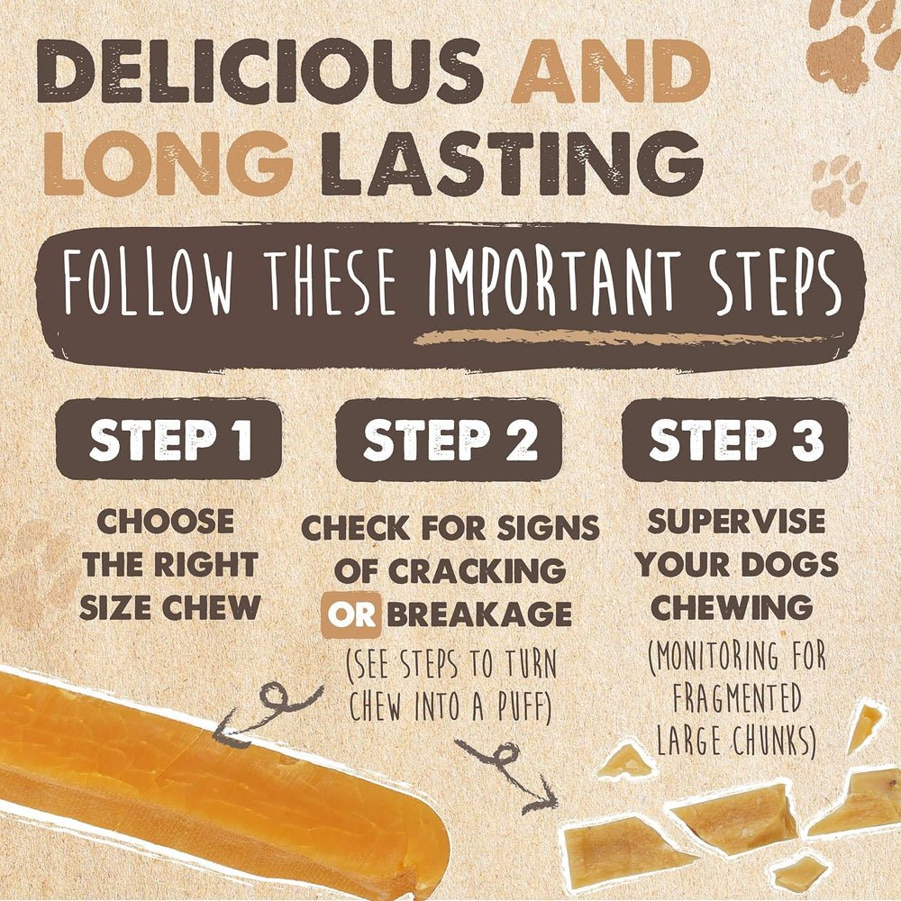 Mighty Paw Yak Cheese Chews among dog toys, showcasing chew-friendly scene.