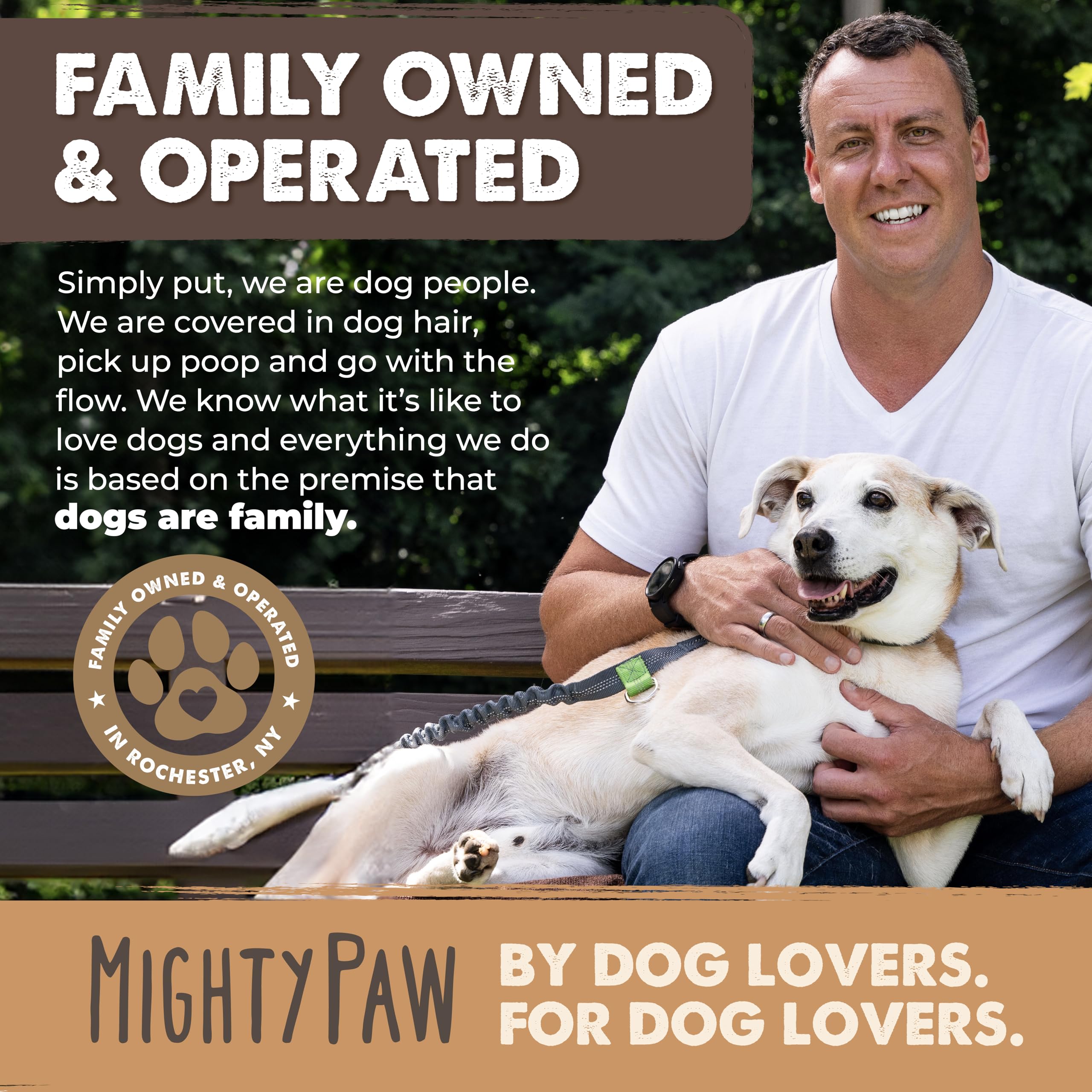 Mighty Paw Yak Cheese Puffs puppy-friendly chew shown for gentle bites.