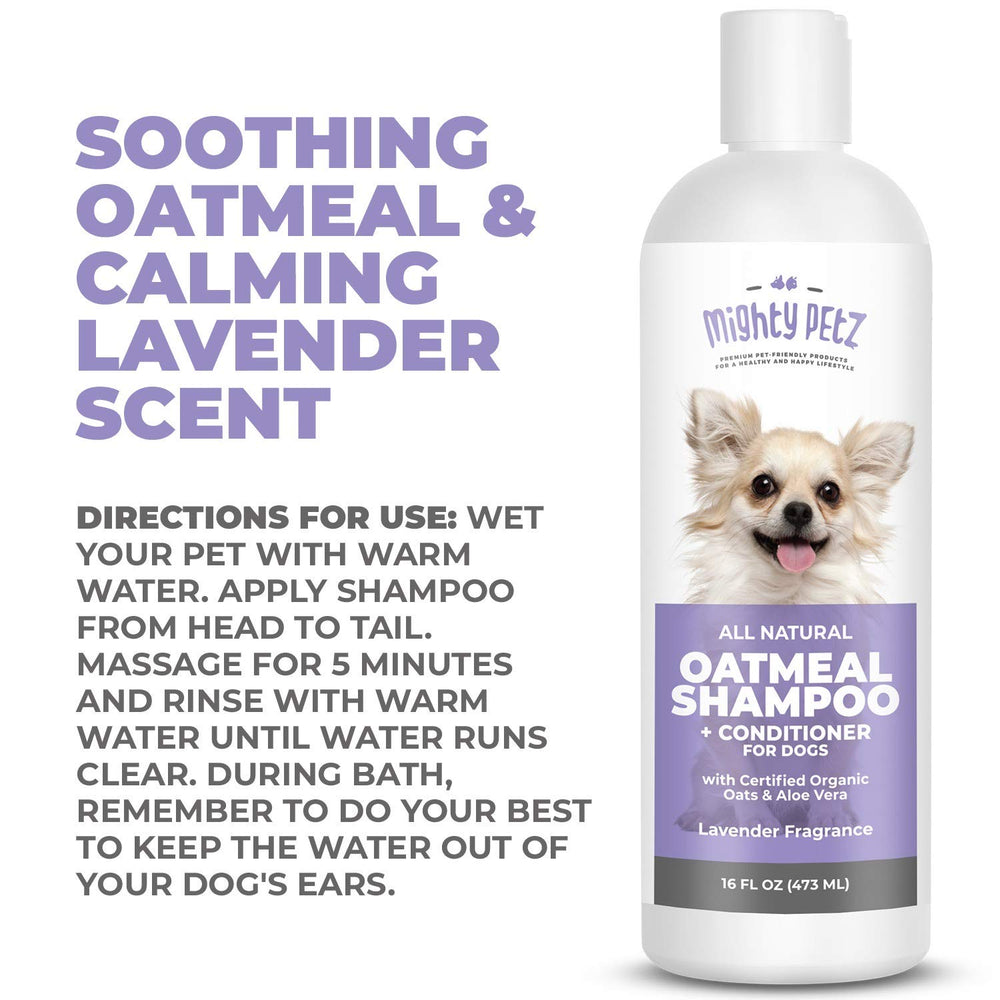 Mighty Petz cruelty-free and biodegradable packaging supports eco-friendly baths.