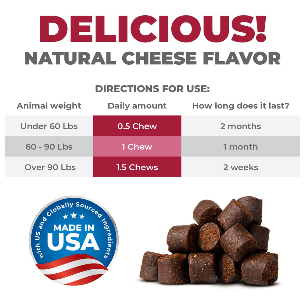 Mighty Petz MAX Cranberry-made-in-usa factory-shot conveys quality and safety standards.