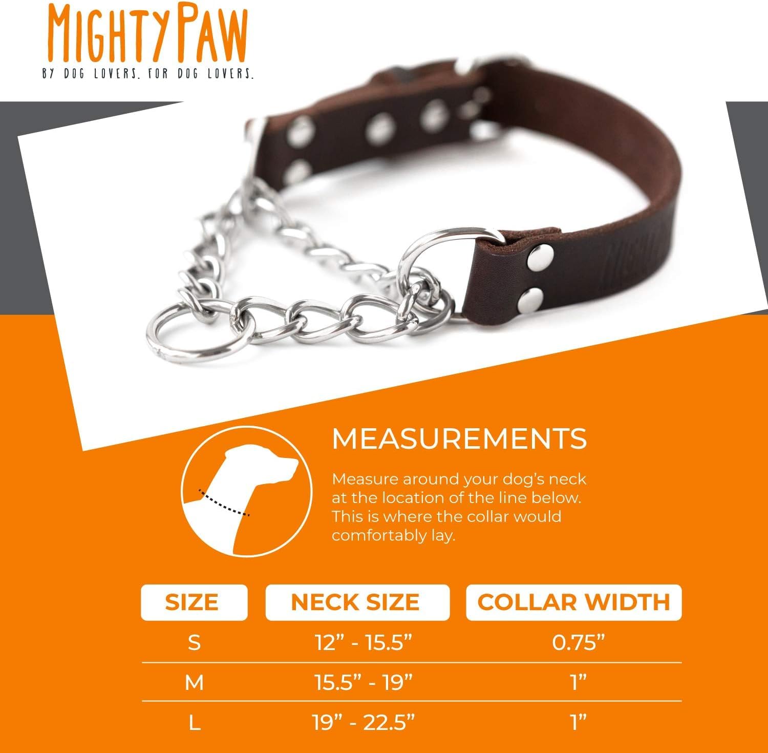 Mighty Paw USA-made collar emphasizes domestic craftsmanship and quality.