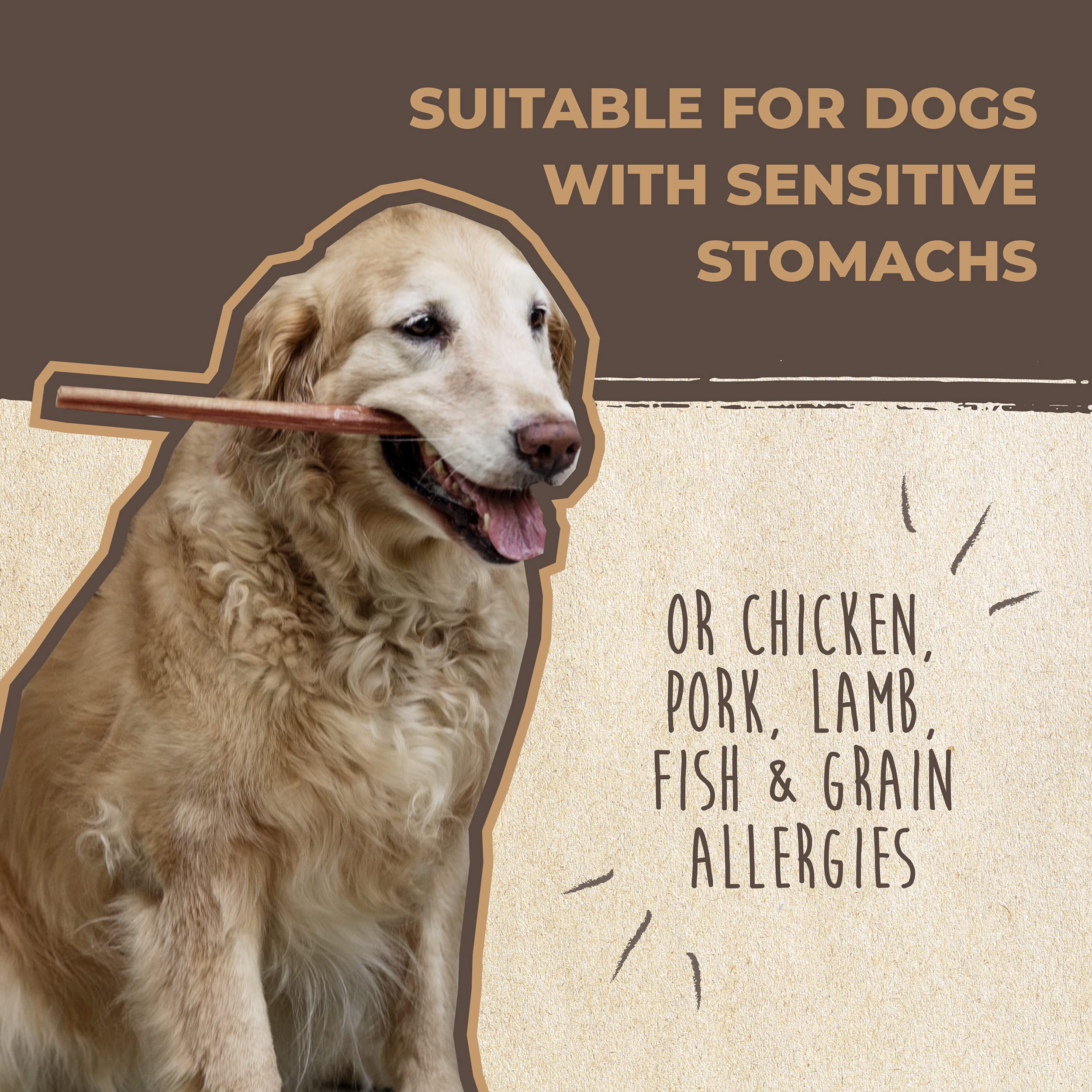 USA-based Mighty Paw Bully Sticks with trusted customer support and guarantee.
