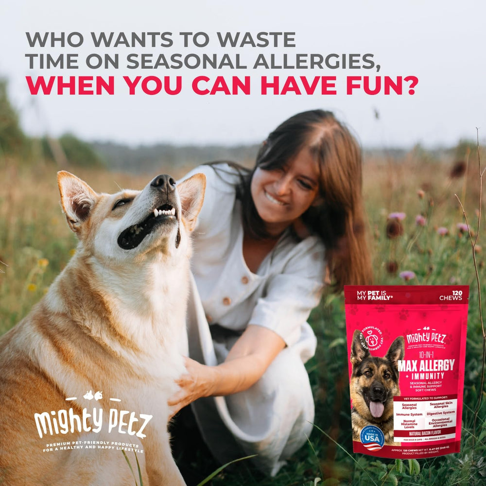 Mighty Petz MAX USA-made badge communicates quality and safety.
