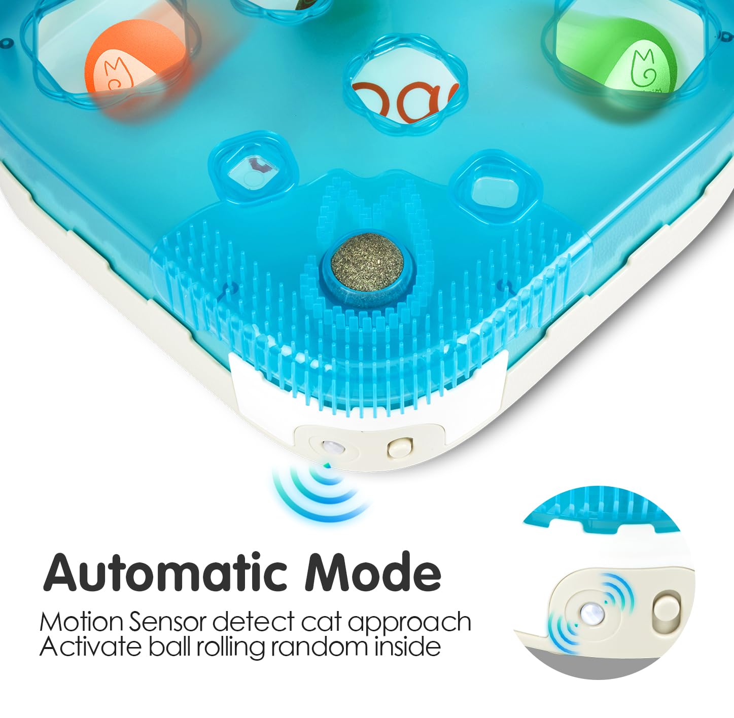 Migipaws bouncing EVA balls — realistic prey-like motion to stimulate hunting instincts