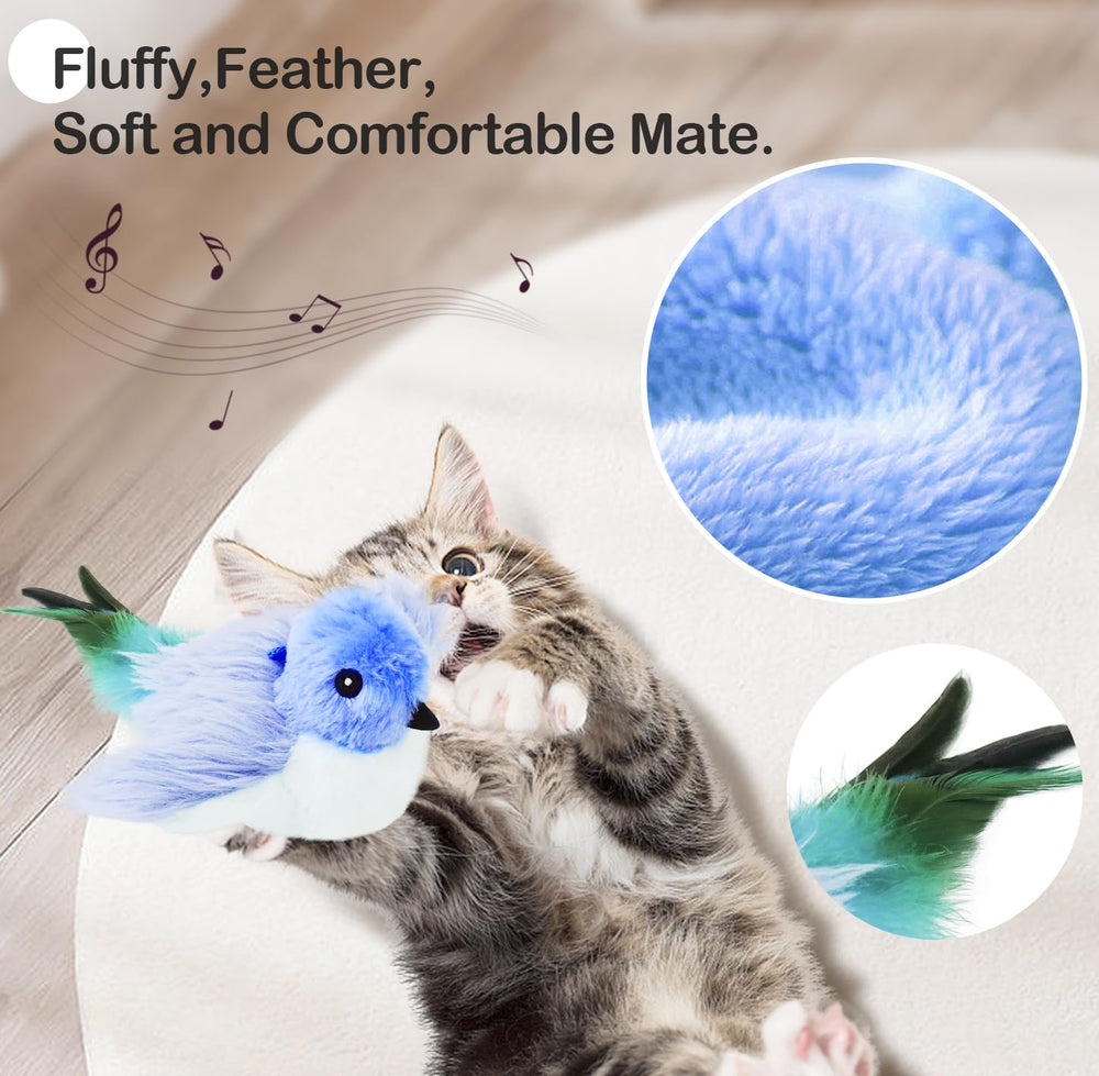 Migipaws flappy-bird-toy-catnip-pouch adds extra teaser for gentle play.