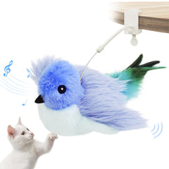 Migipaws flappy-bird-toy rod-clamp setup enables quick interactive play.