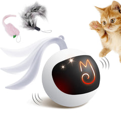 Migipaws interactive cat ball toy rolling ball for indoor chase fun.