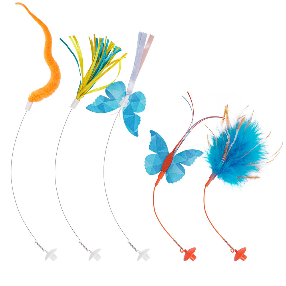 Migipaws mariposa-cristal: estimula el juego independiente y la curiosidad del gato