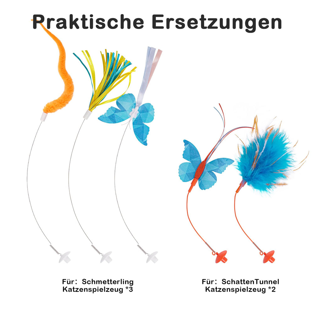 Migipaws pluma-cristal: fomenta la exploración sensorial y la persecución suave