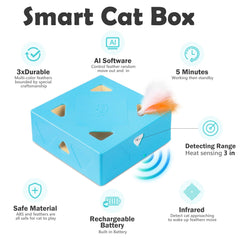 Migipaws MigiBox PopSkin plush skin with hidden pop encourages curious pounces