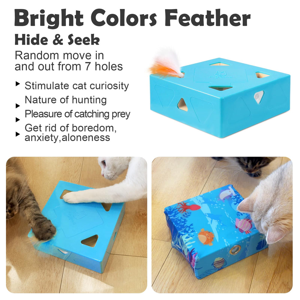 Migipaws MigiBox USB-C rechargeable design keeps toys ready for long indoor adventures