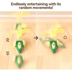 Migipaws MigiCar interactive play showcases varied motions that mimic real prey.