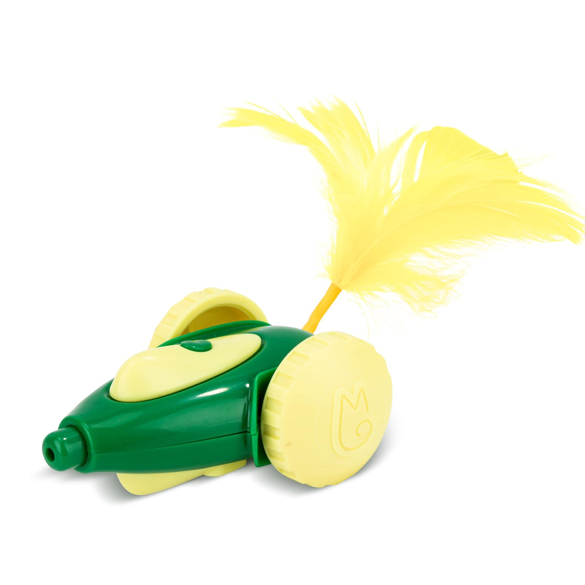 Migipaws MigiCar mouse design offers realistic look and quiet chase for cats.