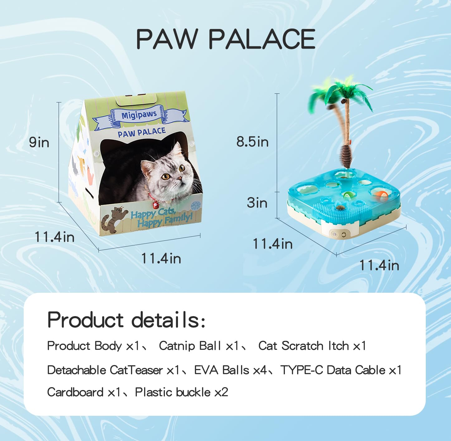 Migipaws Paw Palace compatibility supports easy updates and continued play.